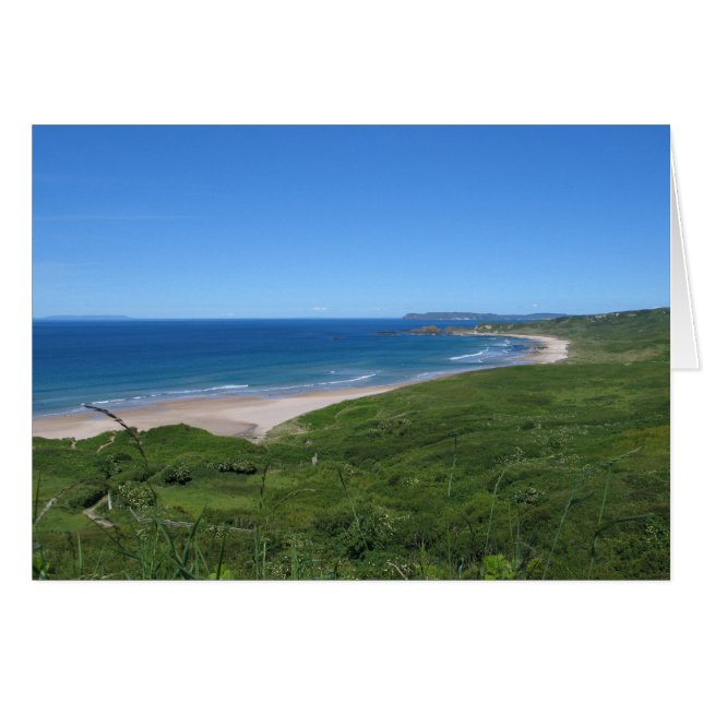 White Park Bay, kust van Noord-Ierland (Voorkant Horizontaal)