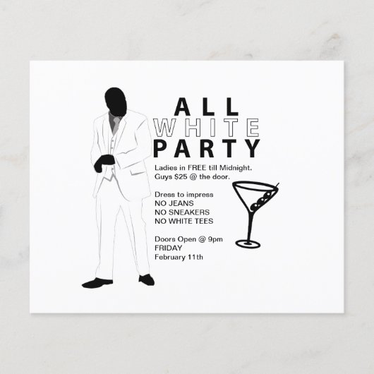 White Party brochure (Voorkant)