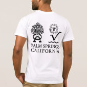 White Party Palm Springs Aqua T-shirt (Achterkant)