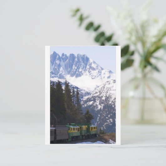 White pass 9 briefkaart (Staand voorkant)