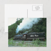 White Pass and Yukon in White Pass out Skagway Briefkaart (Voorkant / Achterkant)