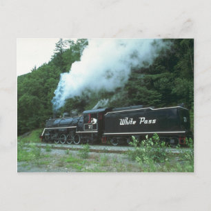 White Pass and Yukon in White Pass out Skagway Briefkaart
