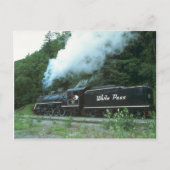 White Pass and Yukon in White Pass out Skagway Briefkaart (Voorkant)