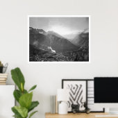 White Pass Railroad Train Alaska 1910 Poster (Thuiskantoor)