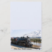 White Pass Trein in het Sneeuw Stationery Briefpapier (Voorkant)