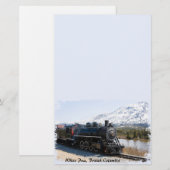 White Pass Trein in het Sneeuw Stationery Briefpapier (Voorkant / Achterkant)