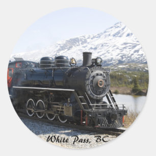 White Pass Trein in Sneeuw Stickers