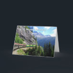 White Pass & Yukon Route Son Train Happy Birthday Kaart<br><div class="desc">Volgens de website White Pass & Yukon Route: De spoorweg was "Gebouwd in 1898 tijdens de Klondike Gold Rush, deze smalle spoorweg is een internationaal historisch landschap voor civiele techniek, een aanduiding gedeeld met het Panama-kanaal, de Eiffeltoren en het Vrijheidsstandbeeld. De WP&YR-spoorweg werd als een onmogelijke taak beschouwd, maar werd...</div>