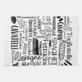 White Pasta  Theedoek (Horizontaal)