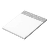 White Pattern  Notitieblok (Linkerzijde)