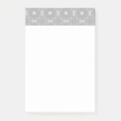 White Pattern  Post-it® Notes (Voorkant)