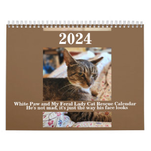 White Paw en My Feral Lady 2024 Kalender