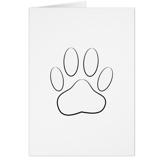 White Paw Print (Voorkant)