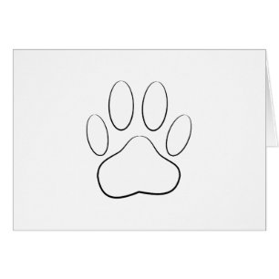 White Paw Print