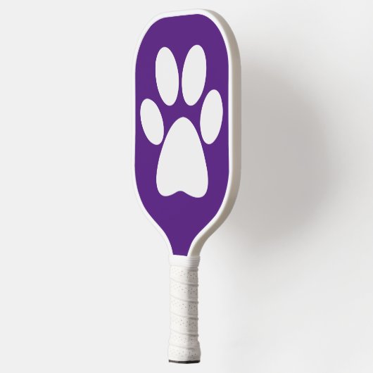 White Paw Print Design Pickleball Paddle (Links)