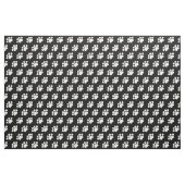 White Paw Print Patroon Stof (Fat Quarter)