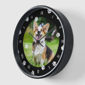 White Paw Printers Black Lijst Dog Foto (Hoek)