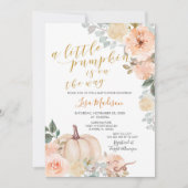 White Peach Little Pumpkin komt eraan Kaart (Voorkant)