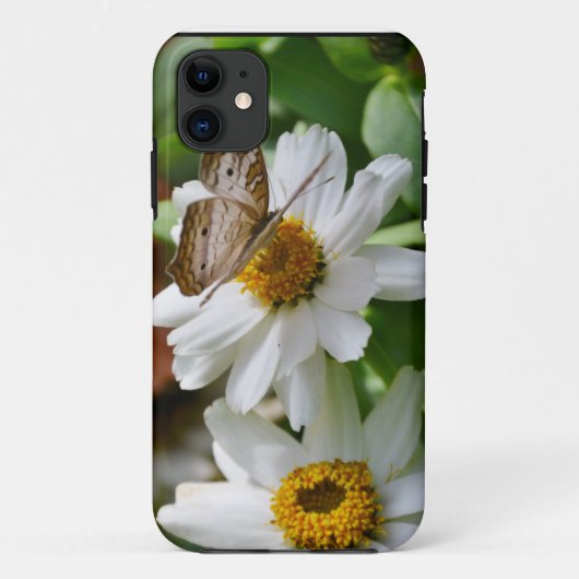 White Peacock Butterfly Case-Mate iPhone Case (Achterkant)