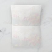 White Peacock Butterfly Wenskaart Kaart (Binnen)