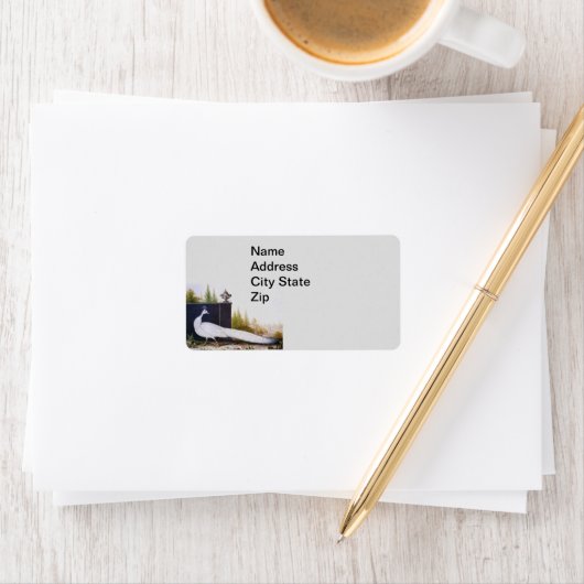 White Peacock  Etiket (Insitu)