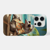 White Peacock iPhone Hoesje (Achterkant horizontaal)