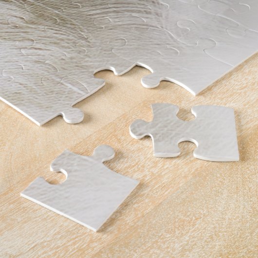 White Peacock Jigzaag Puzzle Legpuzzel (Zijkant)