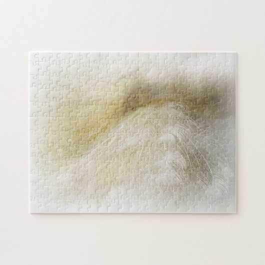 White Peacock Jigzaag Puzzle Legpuzzel (Horizontaal)