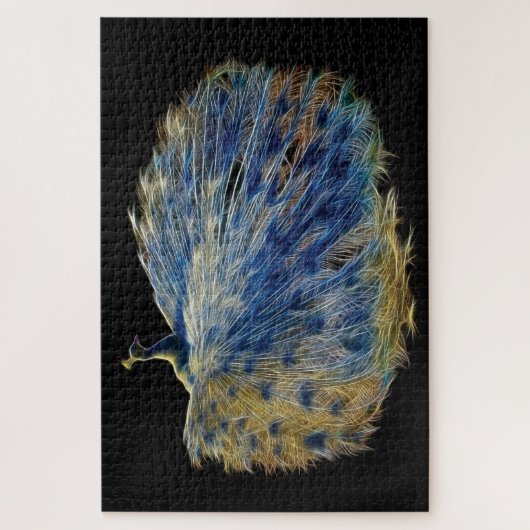 White Peacock Legpuzzel (Verticaal)