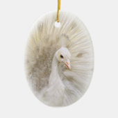 White Peacock Ornament (Voorkant)