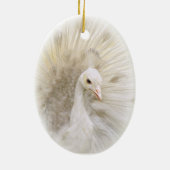 White Peacock Ornament (Achterkant)