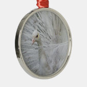 White Peacock Ornament (Rechts)