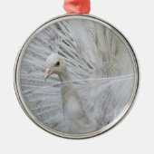 White Peacock Ornament (Voorkant)