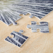 White Peacock Pavo Animalia Legpuzzel (Zijkant)