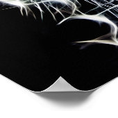 White Peacock Pavo Animalia Poster (Hoek)