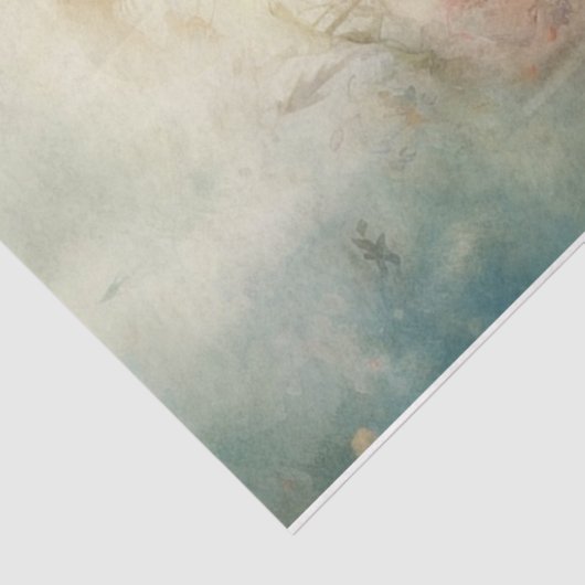 White Peacock Tissuepapier (Detail)