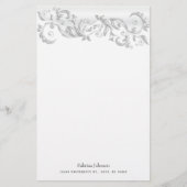 White Pearl op White Briefpapier (Voorkant)