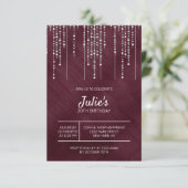 White Pearls 30th Birthday Kaart (Staand voorkant)