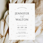 White Pearls bruiloft uitnodiging