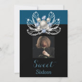 White Pearls & Diamonds White Feathers & Photo Kaart (Voorkant)