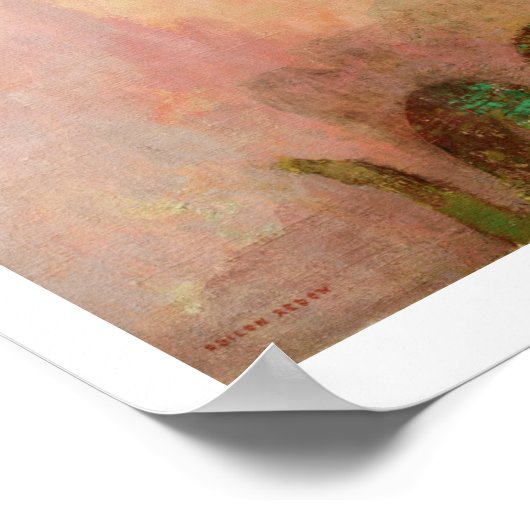 White Pegasus, c.1908 (olie op canvas) Poster (Hoek)