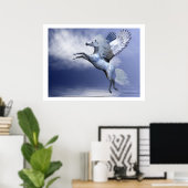 White Pegasus Print (Thuiskantoor)