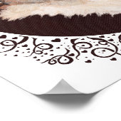 White Pekingese Head Studie Poster (Hoek)