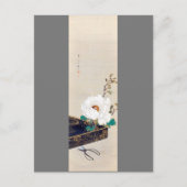 White Peony and Scissors, Watanabe Seitei Briefkaart (Voorkant)