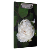 White Peony Floral Photography Cliboard Klembord (Rechts)
