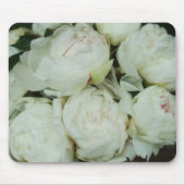 White Peony Flower Buds Muismat (Voorkant)