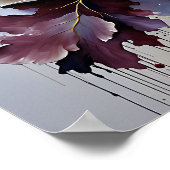 White Peony Flower Oil Painting Poster (Hoek)