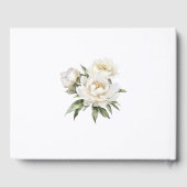 White Peony gastenboek (Achterkant)