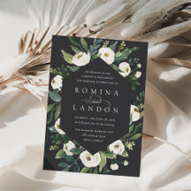 White Peony | Geometrische Floral Lijst Weddenscha