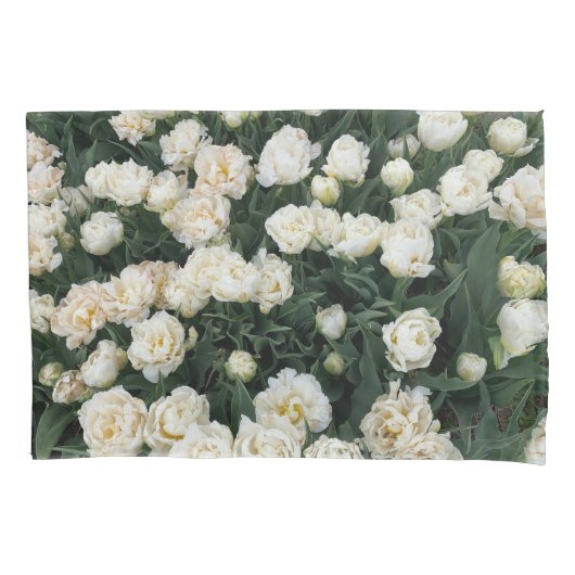 White Peony Kussensloop (Voorkant)